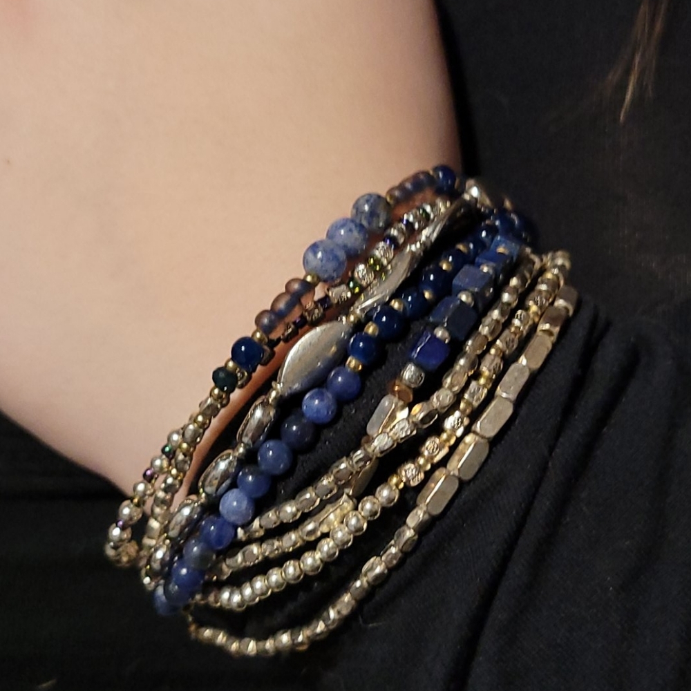 Beaded braceler